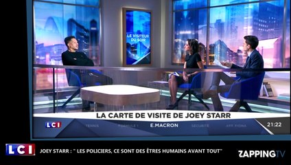 Pour JoeyStarr, les policiers sont des humains qui cherchent à faire le bien (Vidéo)