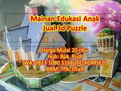WA 0813 1080 5168 (TELKOMSEL), Jual 3d Puzzle, Jual 3d Puzzle Menara Eiffel