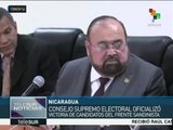 Nicaragua: Consejo Supremo Electoral ratifica triunfo de Daniel Ortega