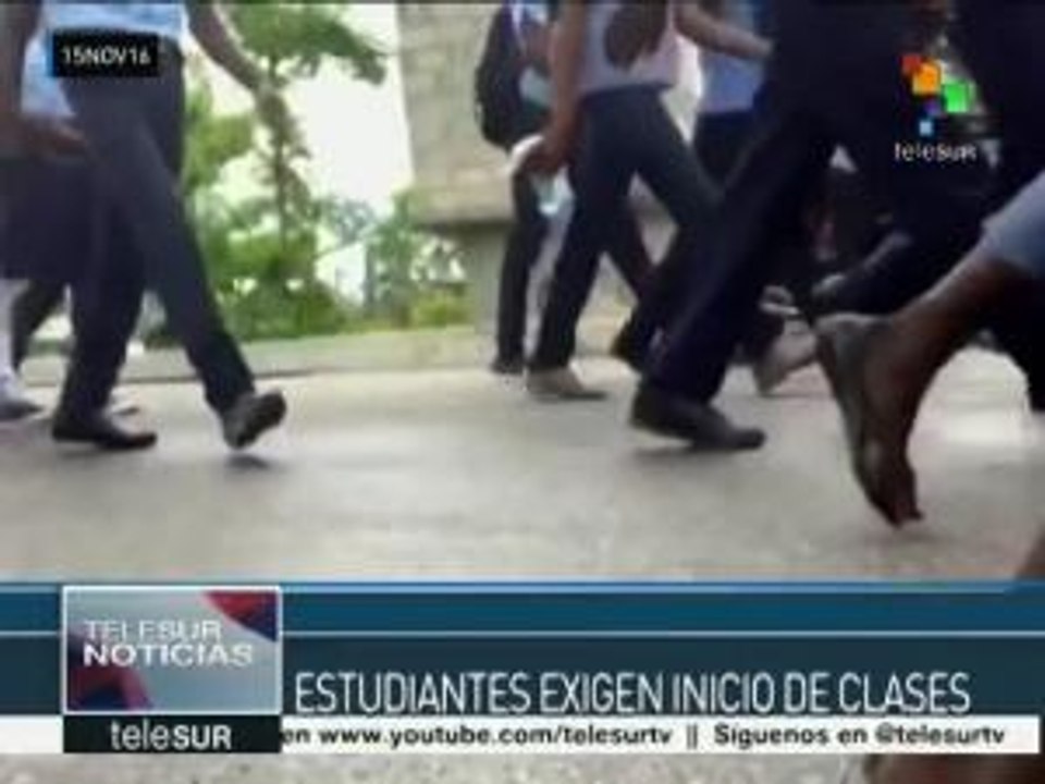 Haití: estudiantes de Les Cayes exigen regresar a clases