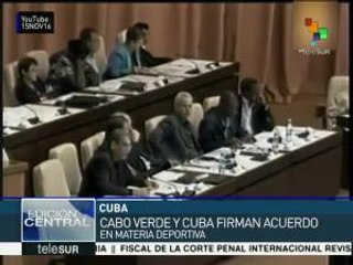 Cabo Verde y Cuba firman acuerdo en materia deportiva