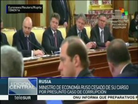 Ministro de Economía ruso cesado por presunta corrupción