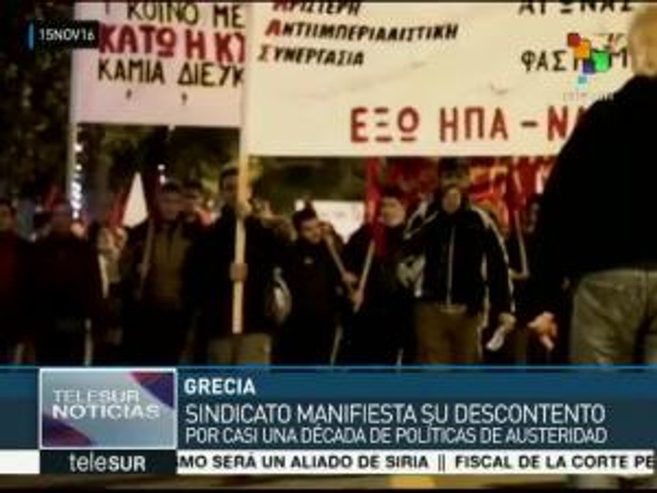 Visita de Obama en Grecia desata manifestaciones y enfrentamientos
