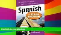 Big Deals  Spanish in Plain English: The 5,001 Easiest Words You ll Ever Learn in Spanish  Free