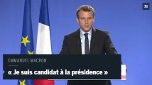 Macron : « Je suis candidat à la présidence de la République »
