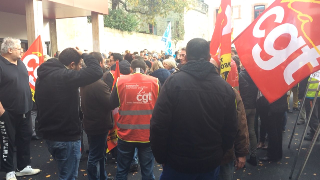 Les agents de Cherbourg-en-Cotentin toujours en colère