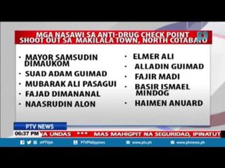Maguindanao Mayor at 9 na kasama, nasawi sa anti-drug checkpoint sa Makilala Town, North Cotabato