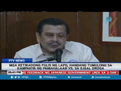 Mga retiradong pulis ng LAPD, handang tumulong sa kampanya ng Pamahalaan vs. iligal na droga