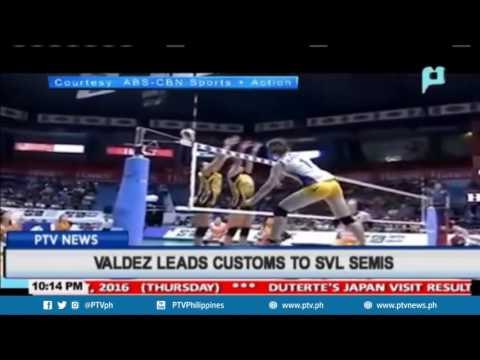 SPORTS NEWS: Valdez leads customs to SVL Semis