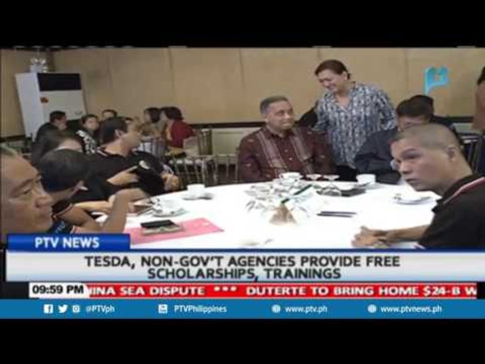 TESDA, non-gov't agencies provide free scholarships, trainings
