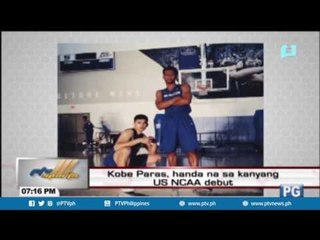 Kobe Paras, handa na sa kanyang US NCAA debut