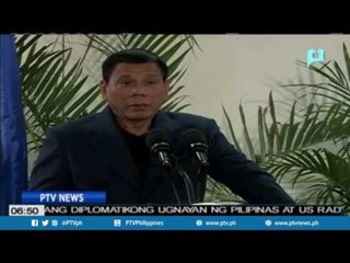 Pres. Duterte, iginiit na hindi nito pinuputol ang diplomatikong ugnayan sa US