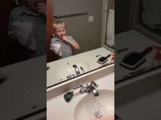 Brave Kid Removes His Own Tooth
