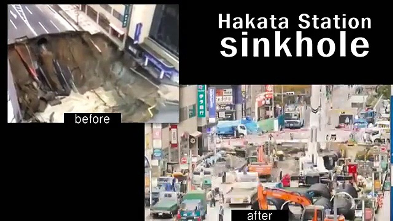 Japan: the huge hole is repaired in two days. Here's how they did