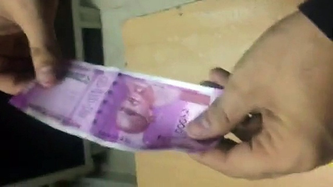 2000Rs Note Waterproof test! Gone Horrible when color loss!?   tech qlick  tech qlick