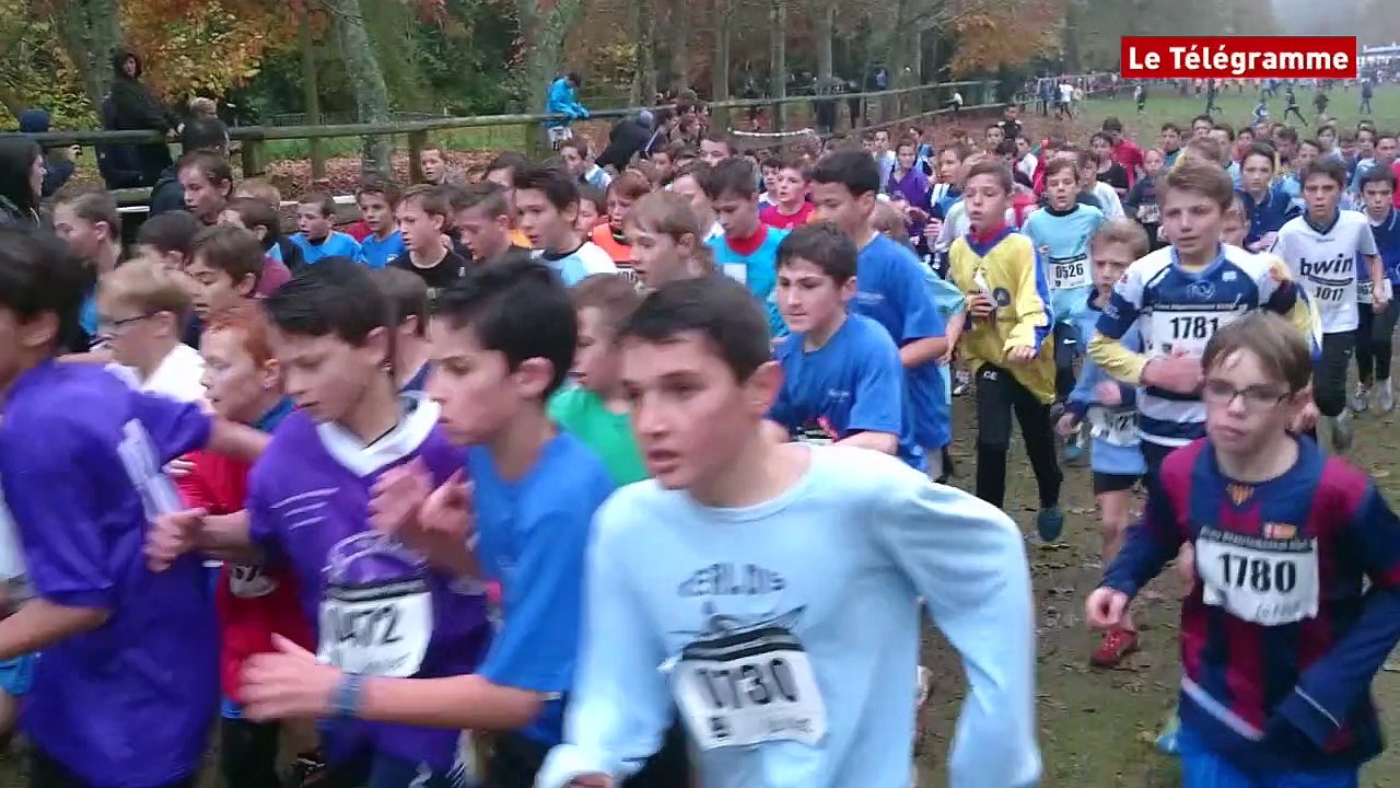 Hennebont. Championnat départemental  de Cross UGSEL