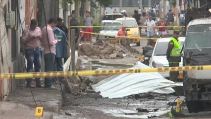 19 heridos deja atentado contra camión de la Policía colombiana en Cúcuta