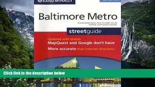 Big Sales  Rand McNally Baltimore Metro Streetguide, Maryland: Including Baltimore, Anne Arundel,