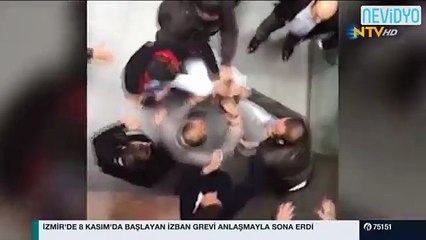 Sivil polisler AVM'de kimlik soran güvenlik görevlisini dövdü
