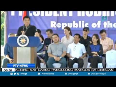 Pres. Duterte, dumalo sa paggunita ng ikatlong taon ng #YolandaPH sa Tacloban City