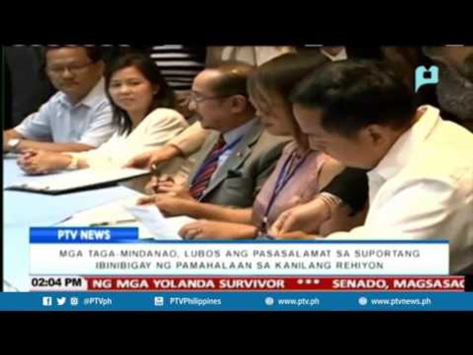 Mga taga-Mindanao, lubos ang pasasalamat sa suportang ibinigay ng gobyerno sa kanilang rehiyon