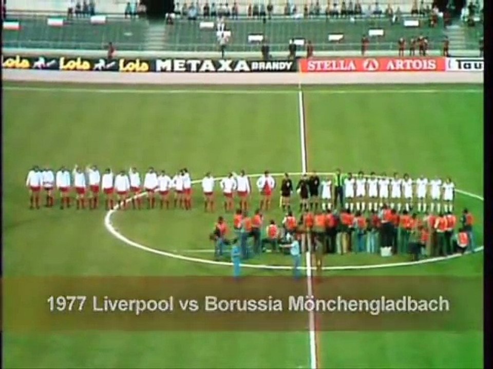 Fanion Liverpool Vs Mönchengladbach - Finale Coupe D'Europe 1977
