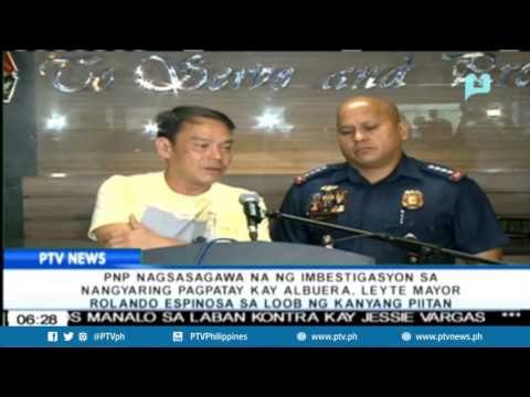 PNP nagsasagawa na ng imbestigasyon sa nagyaring pagpatay Mayor Espinosa sa loob ng kanyang piitan