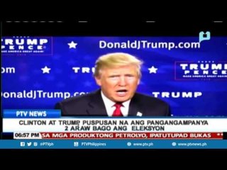 GLOBALITA: Clinton at Trump, puspusan na ang pangangampanya dalawang araw bago ang eleksyon