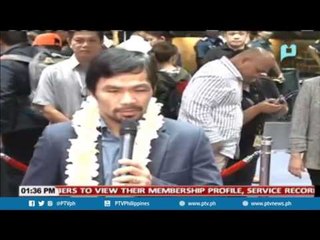 Sen. Pacquiao, balik-bansa na matapos ang laban kontra Vargas