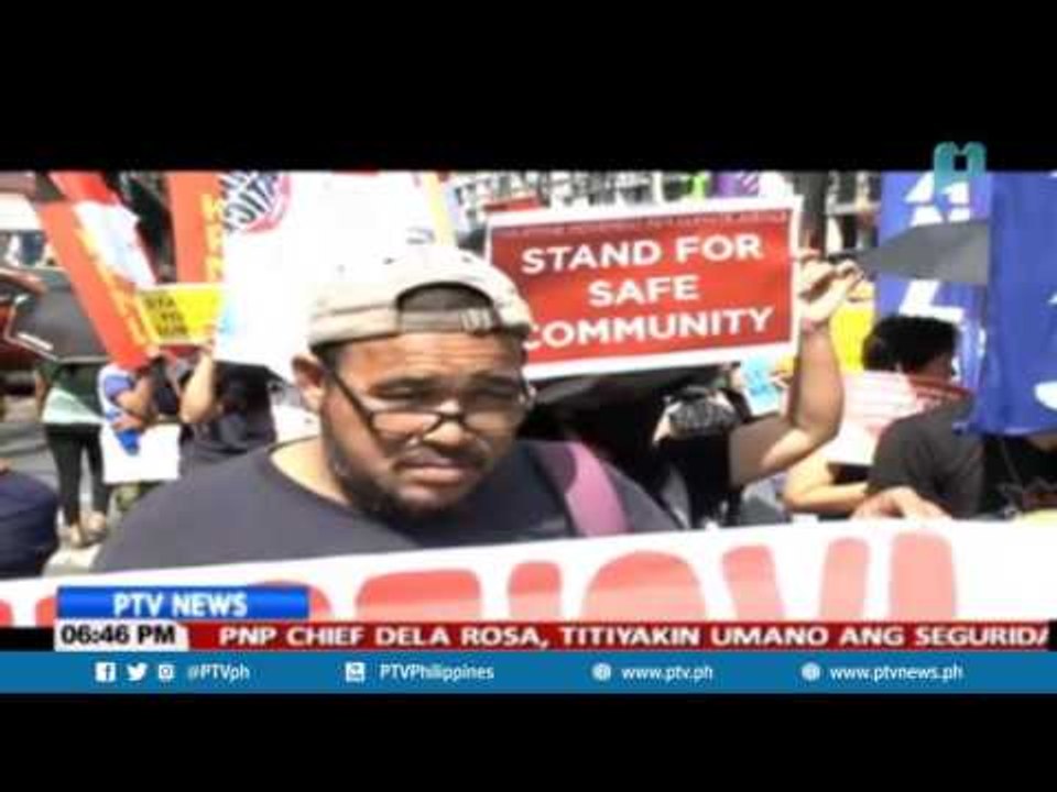 Iba't ibang grupo, nagtungong Mendiola para sa paggunita ng ika-3 anibersaryo ng #YolandaPH