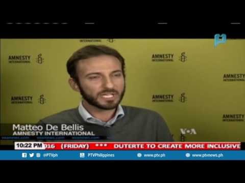 GLOBAL NEWS: Amnesty accuses Italian police of abusing migrants