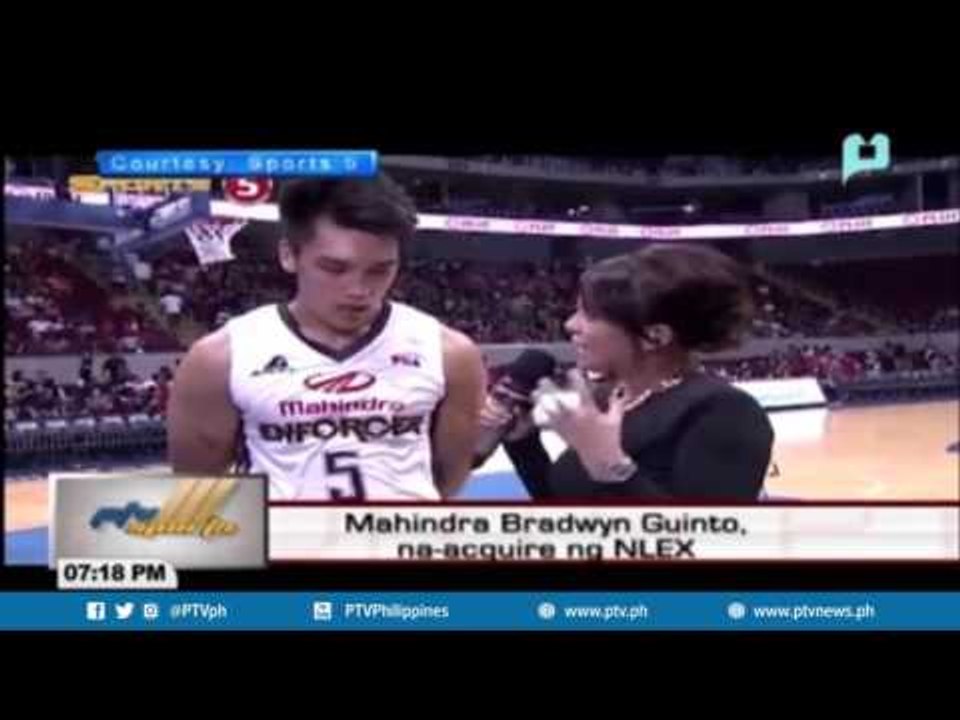Mahindra Bradwyn Guinto, na-acquire ng NLEx