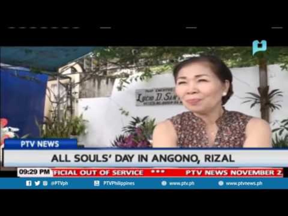 All Souls' day in Angono, Rizal