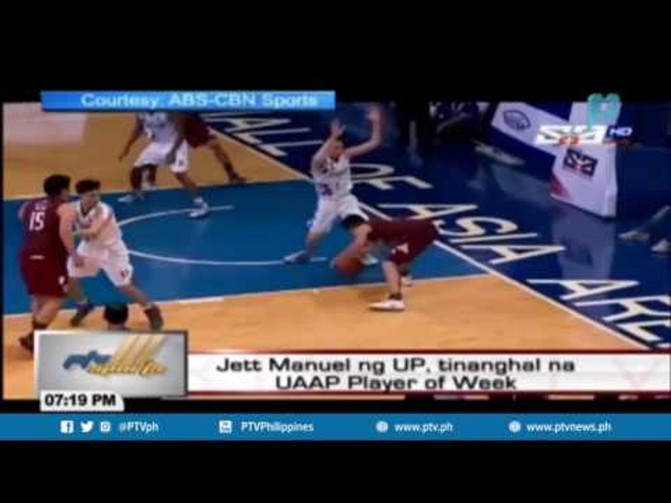 Jett Manuel ng UP, tinanghal na UAAP Player of the Week