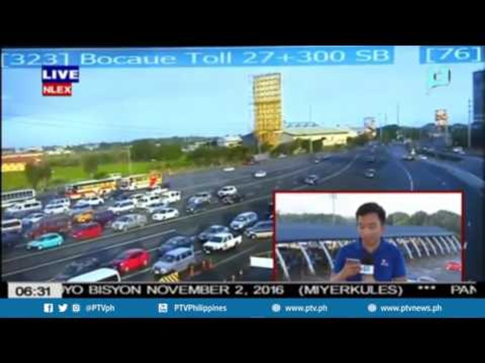 Lagay ng trapiko sa NLEX