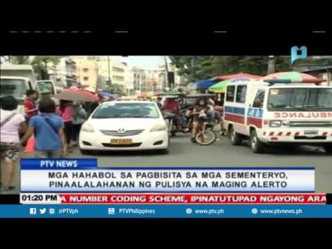 Mga hahabol sa pagbisita sa mga sementeryo, pinaalalahanan ng pulisya na maging alerto