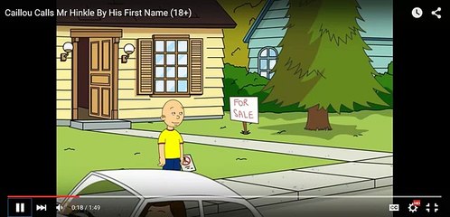 Activistvictor reacts to Caillou Calls Mr Hinkle By His First Name (18+)