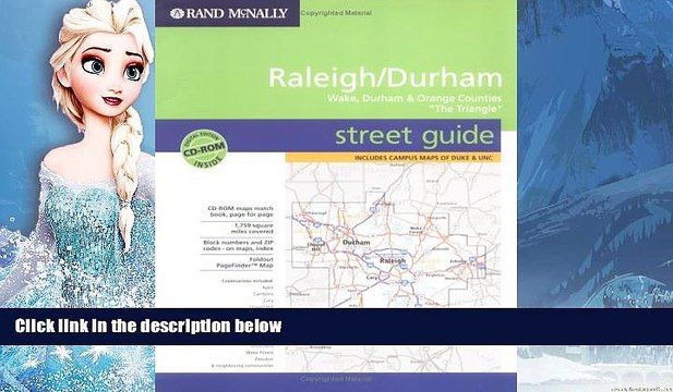 Buy NOW Rand McNally 2004 Raleigh/Durham: Wake, Durham Orange Counties The Triangle Street