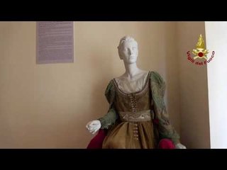 Sarnano (MC) - Recupero tele Pinacoteca Comunale (10.11.16)