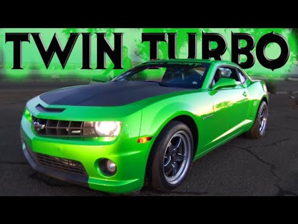 GREEN MACHINE! 750hp Twin Turbo Camaro Plays on the STREETS!