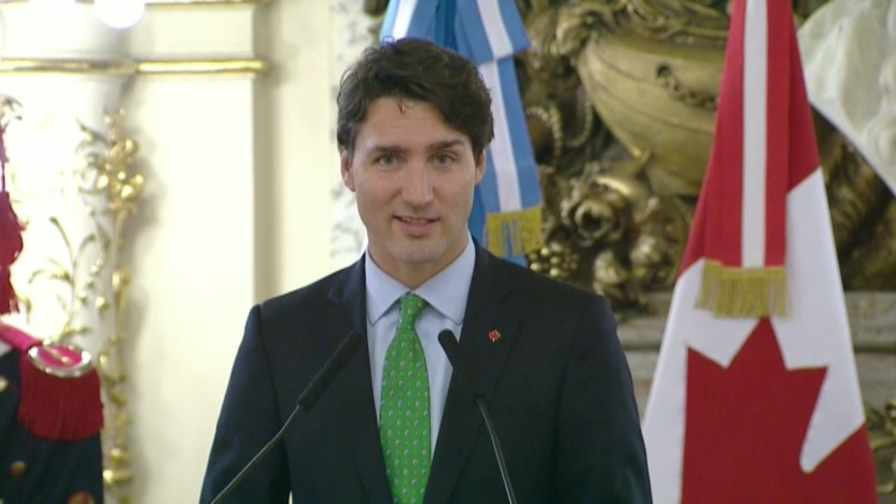 Trudeau y Macri acuerdan relanzar la relación bilateral entre Argentina y Canadá