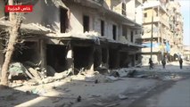 حلب تحت قصف هو الأعنف منذ شهر