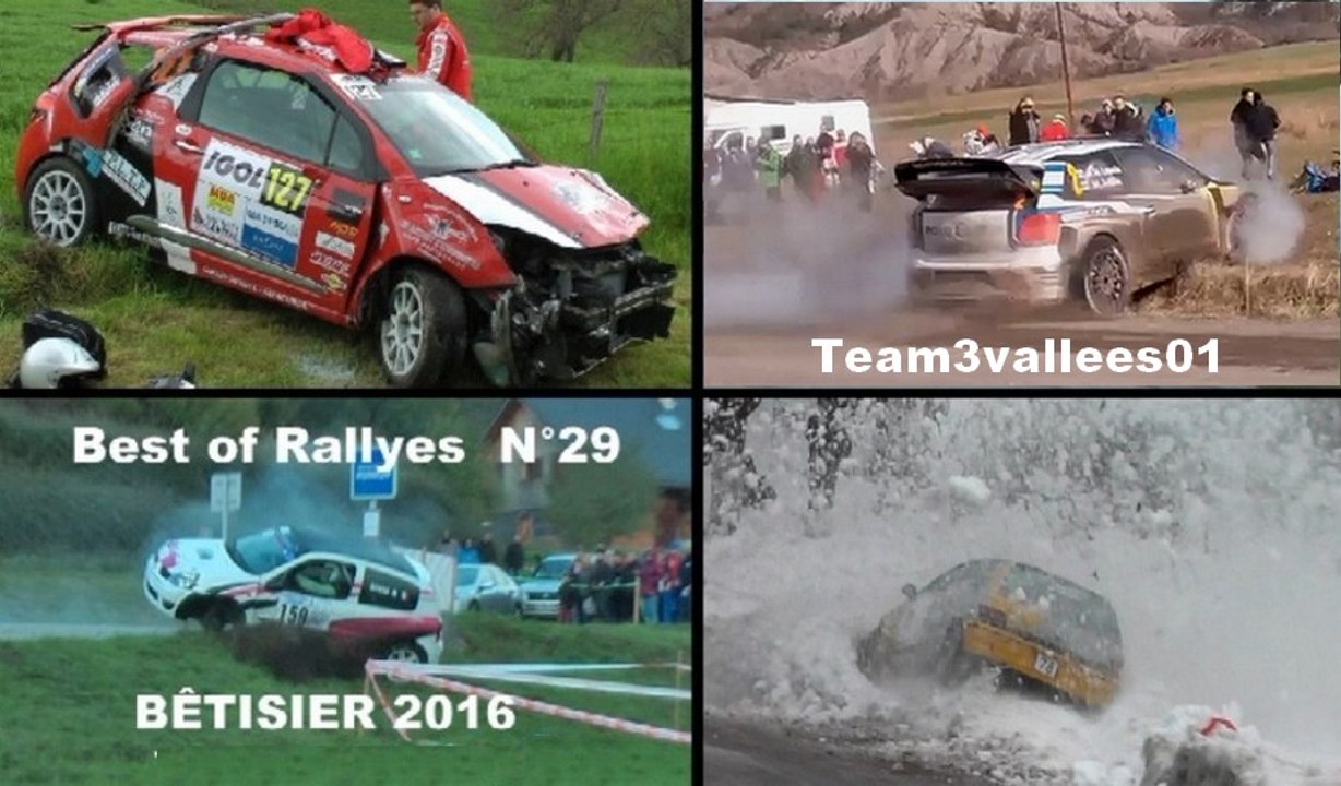 Best of Rallyes 2016 Bêtisier Crashes and Mistakes