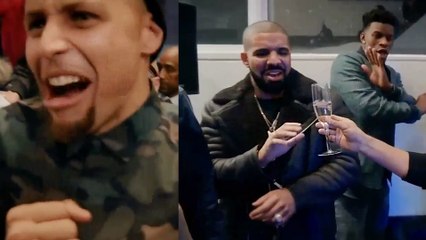 Steph Curry, Drake, & Jimmy Butler Go Crazy Over David Blaine Magic Trick