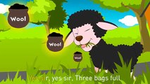 Baa Baa Black Sheep - Children English Nursery Rhyme with Lyrics (Subtitles) and Action
