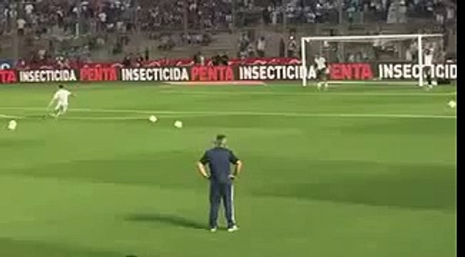 Lionel Messi Scored Amazing Free Kick Goal At Training Before Columbia As Later