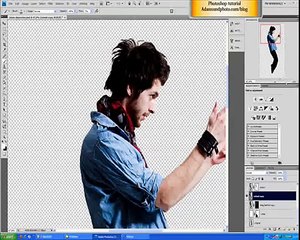 Photoshop tutorial on dispersion effect
