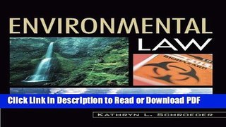 Read Environmental Law Free Books