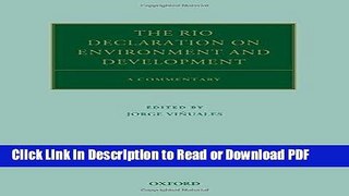 PDF The Rio Declaration on Environment and Development: A Commentary (Oxford Commentaries on