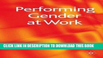 Ebook Performing Gender at Work Free Read